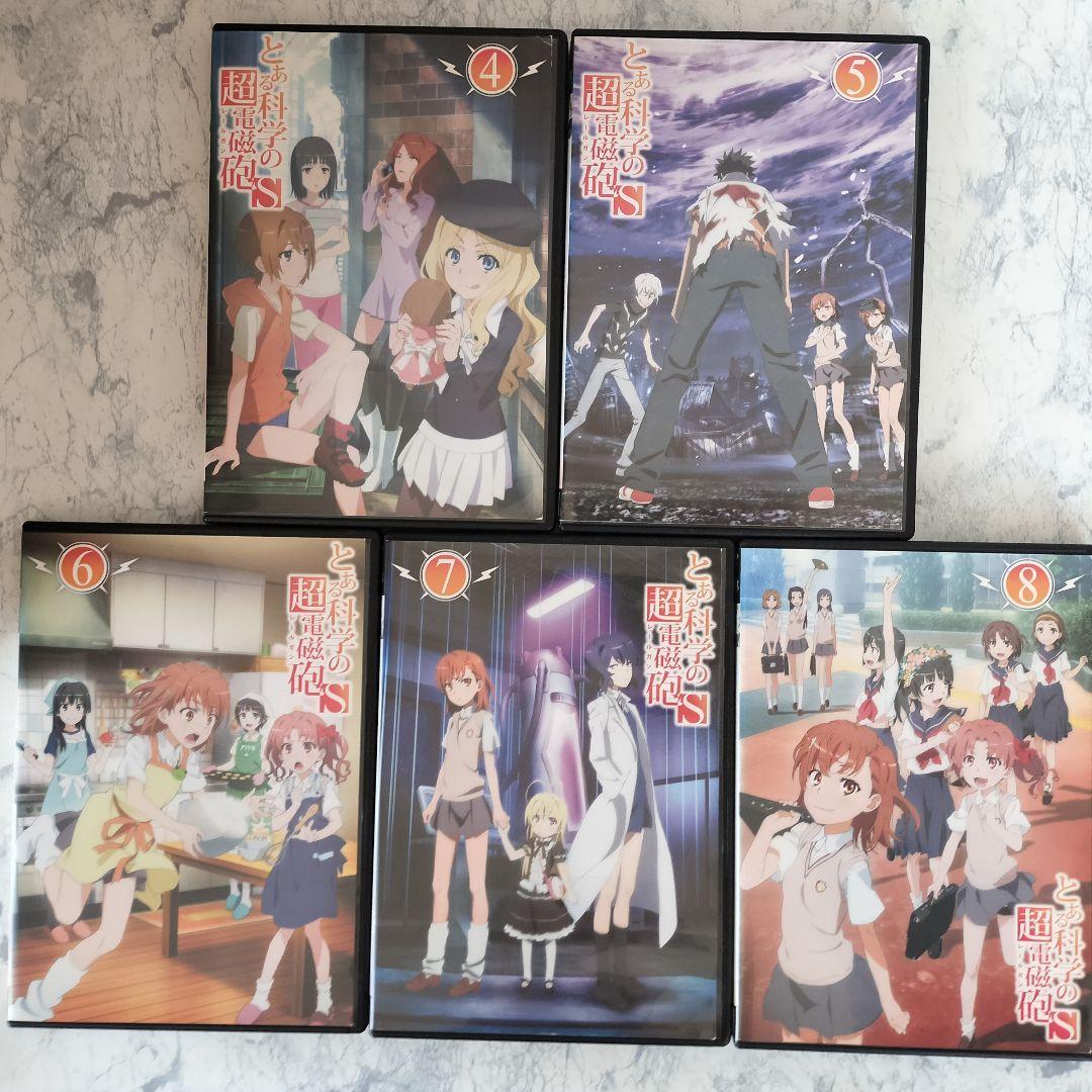 DVD　とある科学の超電磁砲1、2、OVA、3、一方通 計36巻　新品ケース付