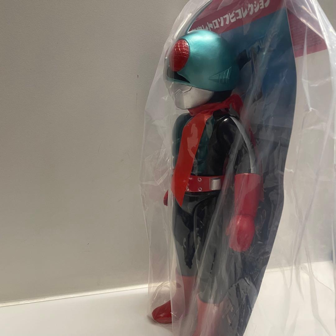 メディコムトイ ソフビ 仮面ライダー 新2号 細ライン キングサイズ
