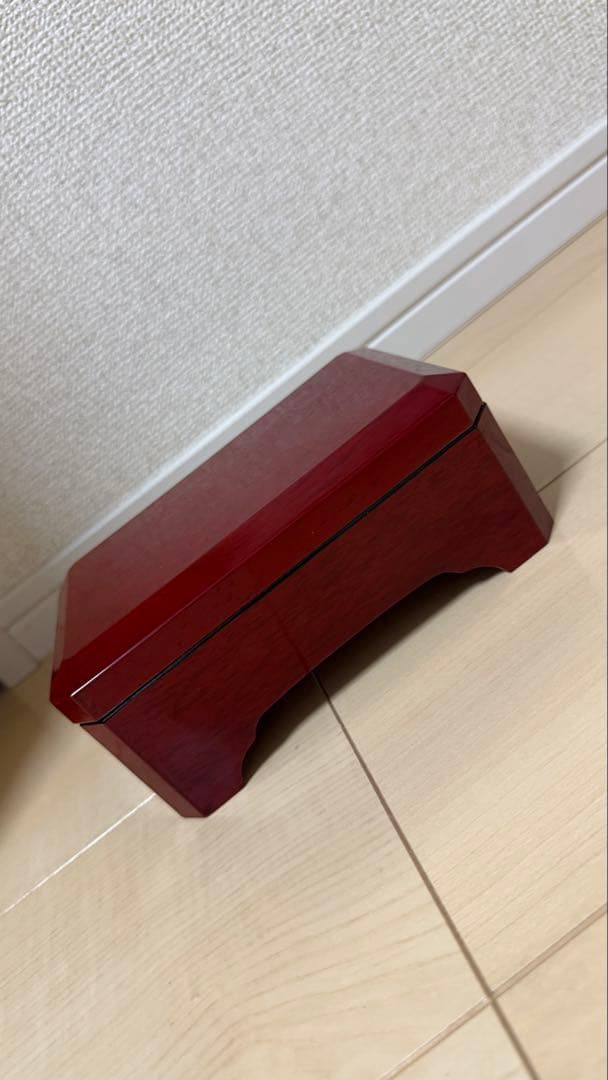 【たまひよ】【お得6個セット】赤い漆器 重箱 蓋付 新品•未使用