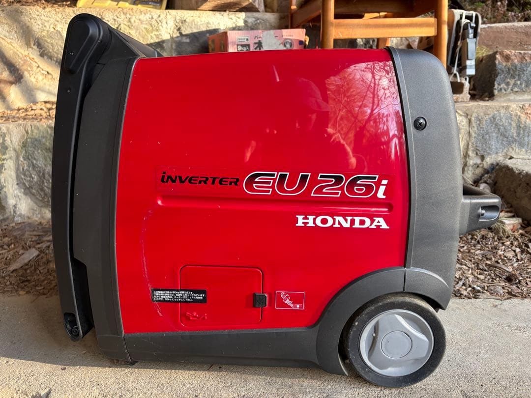ボブ　発電機　HONDA EU26i 使用少なめ　ECOモード　取扱説明書