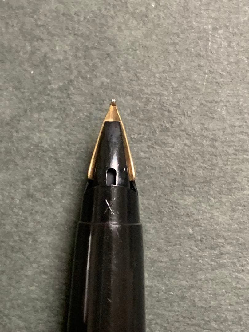 希少 名品 Parker 45 万年筆USA 初期 ペン先14K X極細