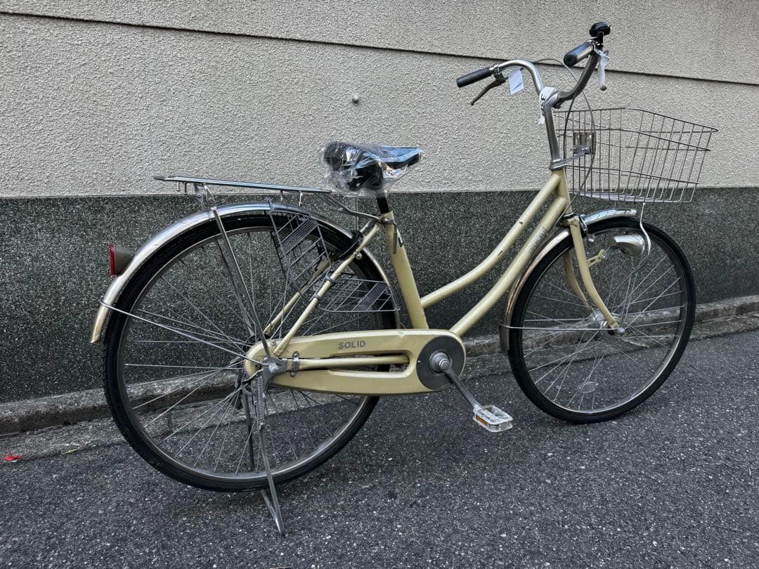 358番　全車両格安販売‼️ 26インチ　オートライト　シティサイクルママチャリ