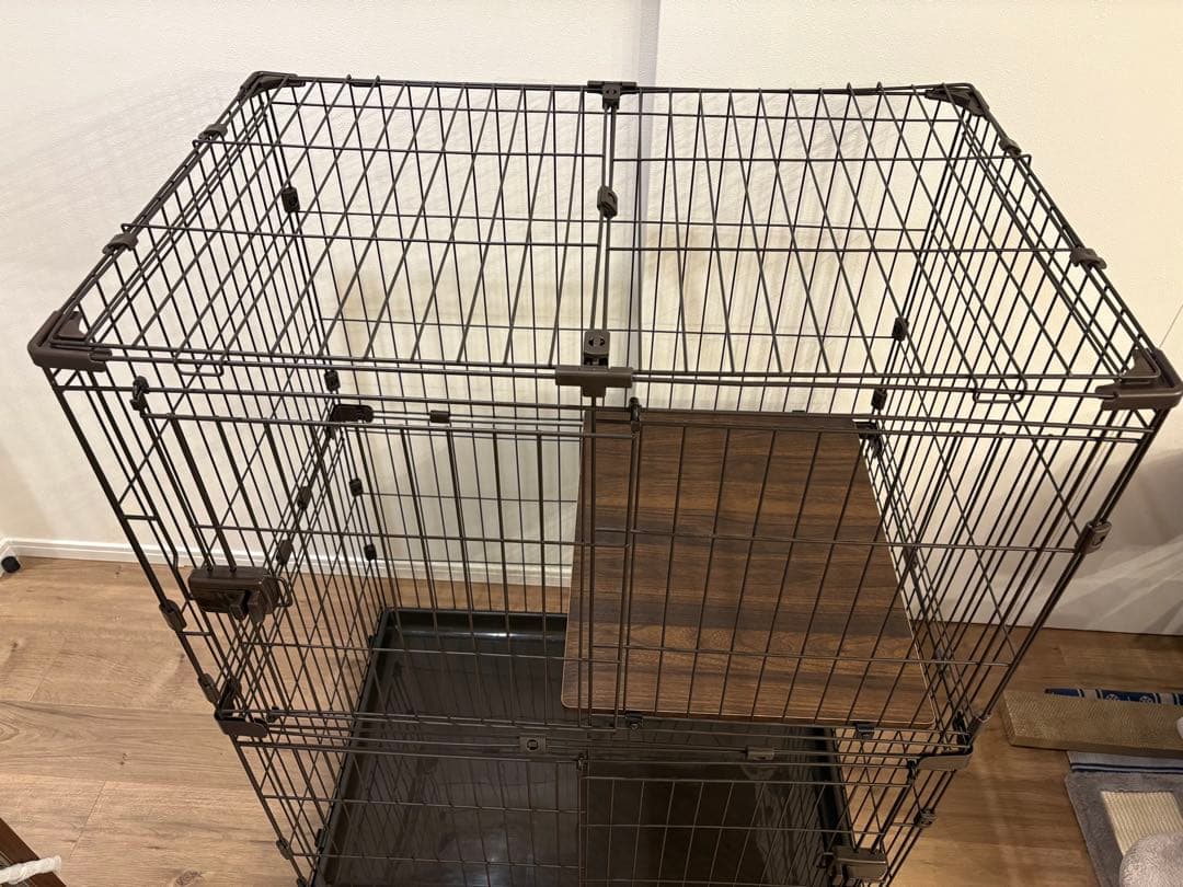 キャットケージ アイリスオーヤマ コンビネーションサークル 2段