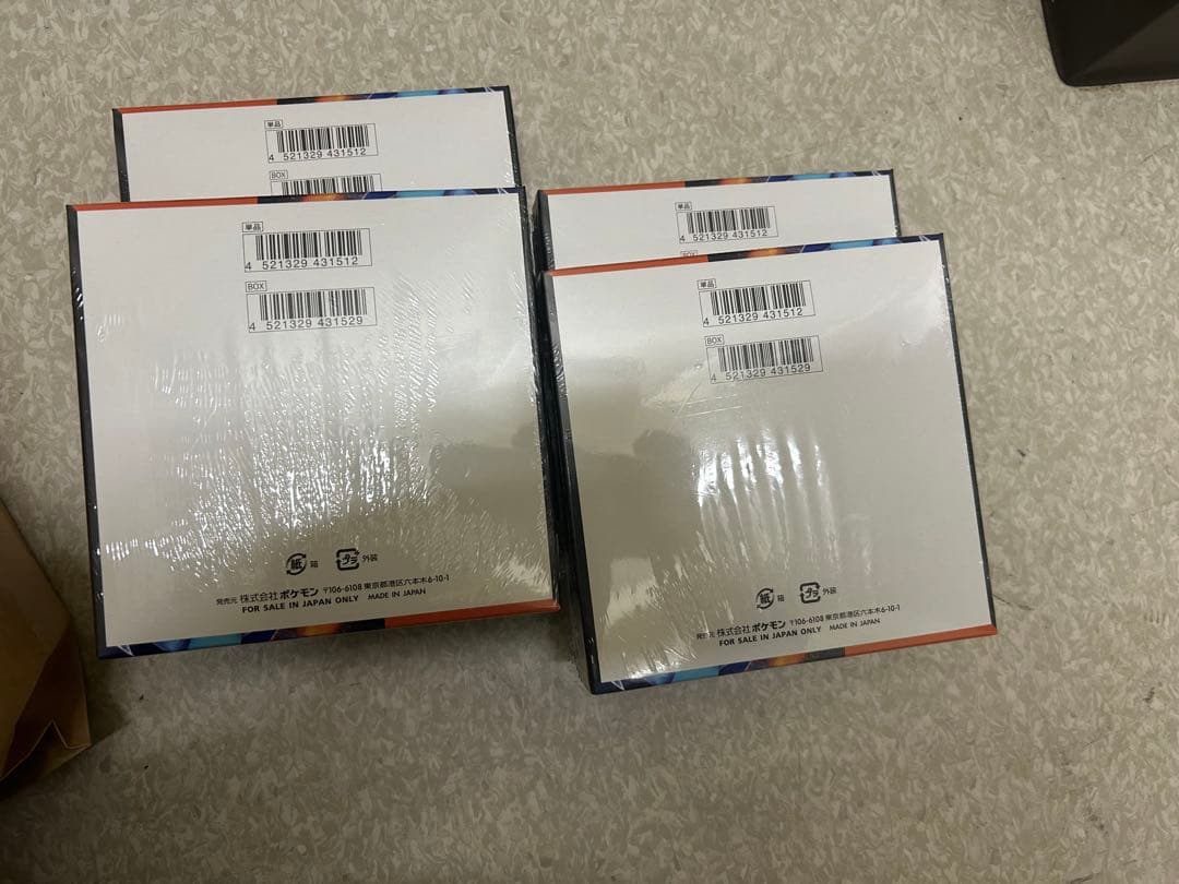 ポケモンカードインフェルノX4BOX新品未使用シュリンク付き