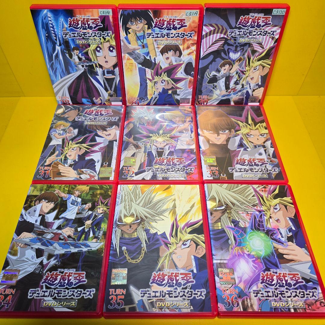 新品ケース交換済　遊戯王デュエルモンスターズ全56巻+劇場版3巻　DVD全59