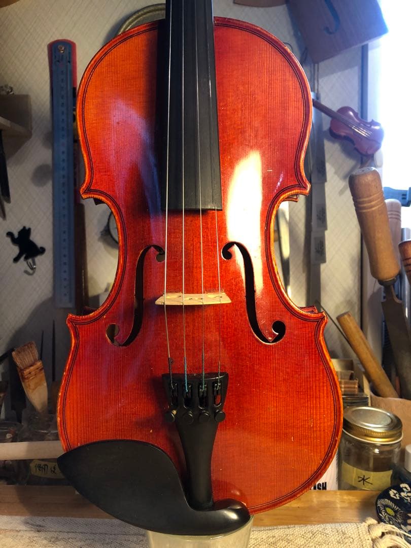 【駒&魂柱調整済】valente分数バイオリンVN30 1/2 2012