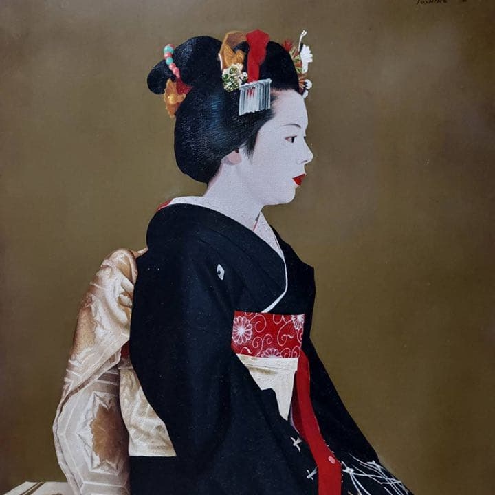 松井敏郎　絵画　装　原作　油絵