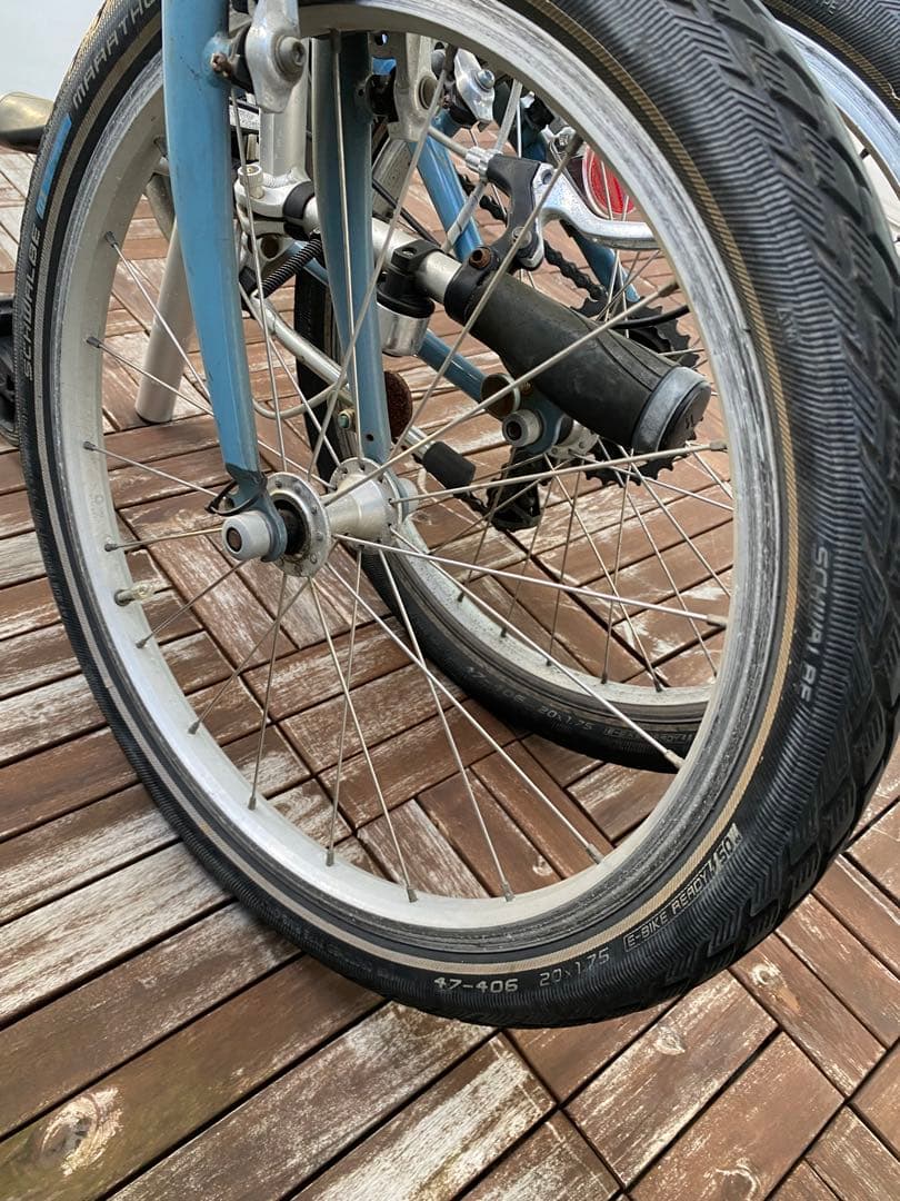 未整備 DAHON ダホン 折りたたみ自転車 青
