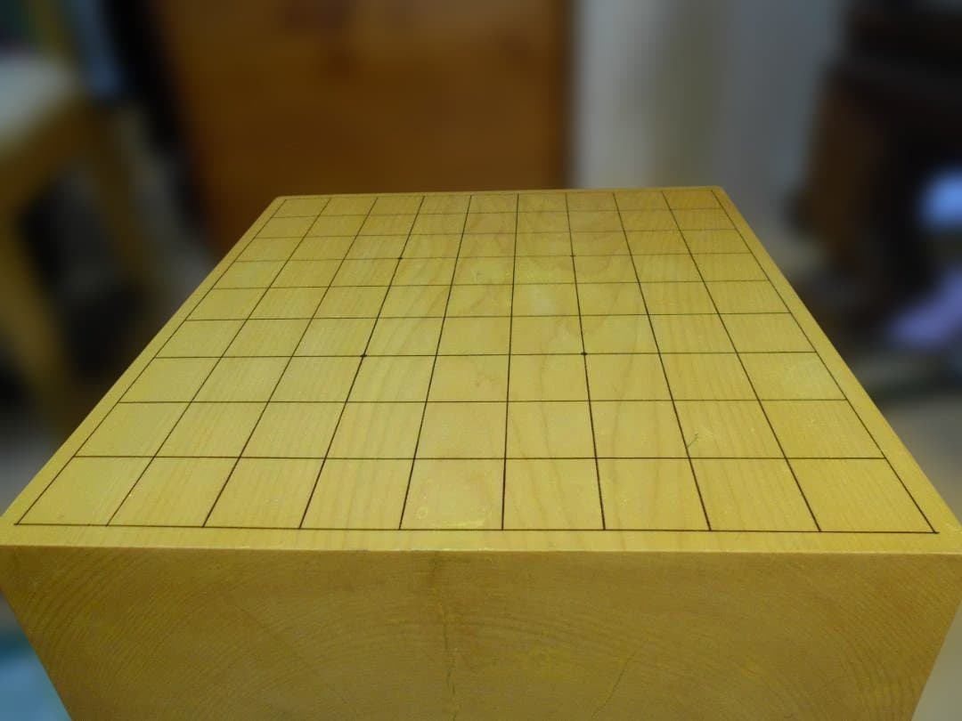 再度整備済：将棋盤脚付き5寸／本榧／板目／盤カバー／盤覆い布／ヒバ駒台／オマケ