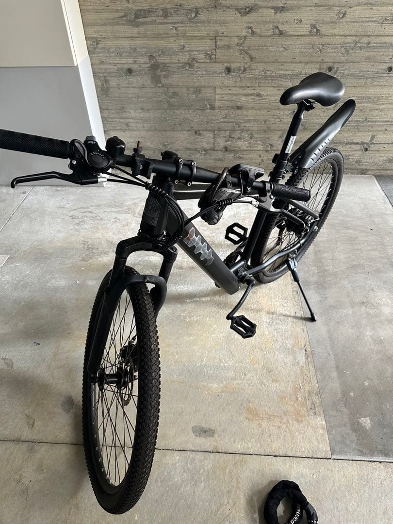 スポーツタイプ 電動アシスト自転車 ブラック　ジャンク