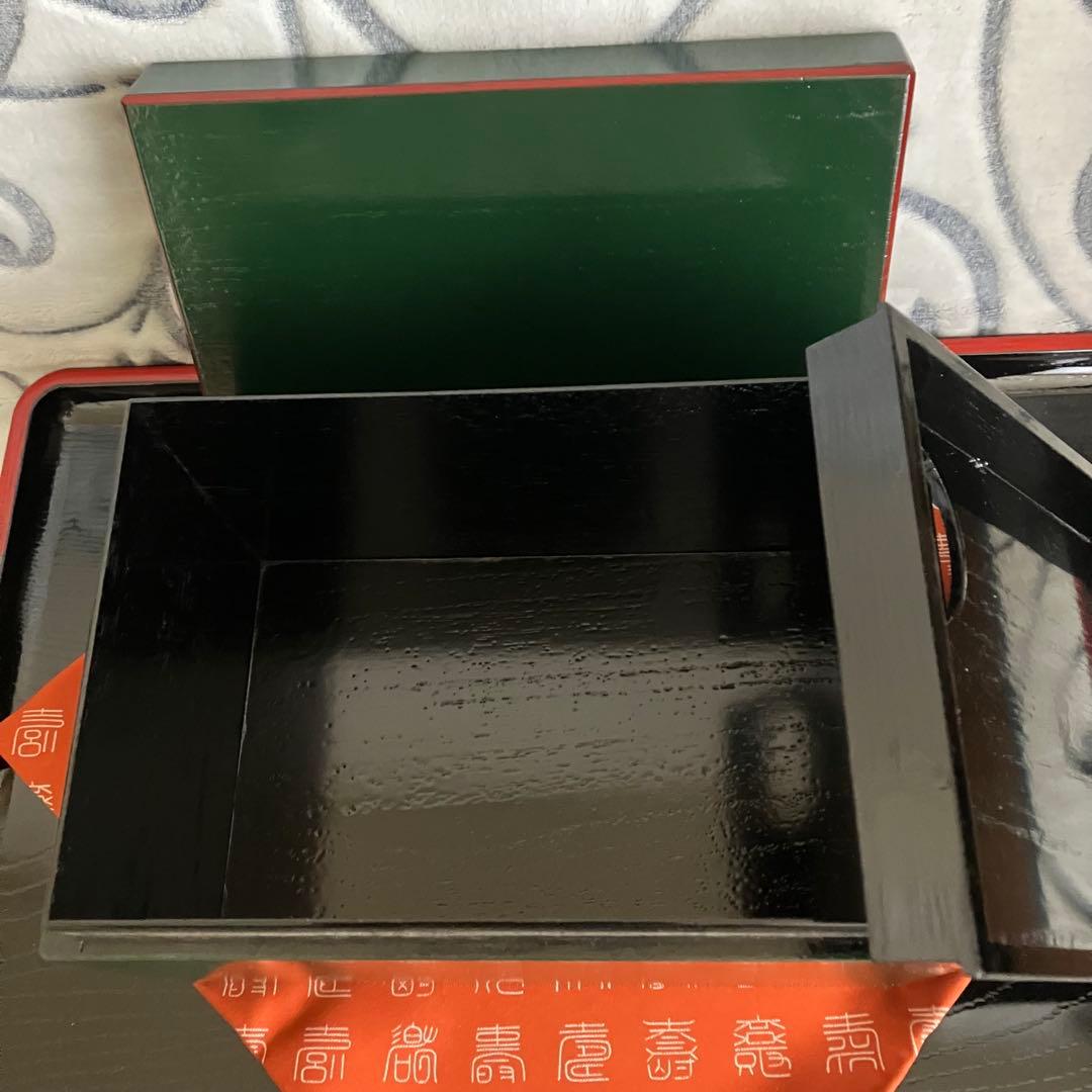 お値下げ 新品未使用 茶道具 青漆爪紅茶箱