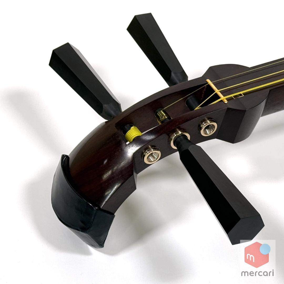 【整備済・即戦力】紅木製 津軽三味線 太棹｜ケース付｜即演奏可｜津37