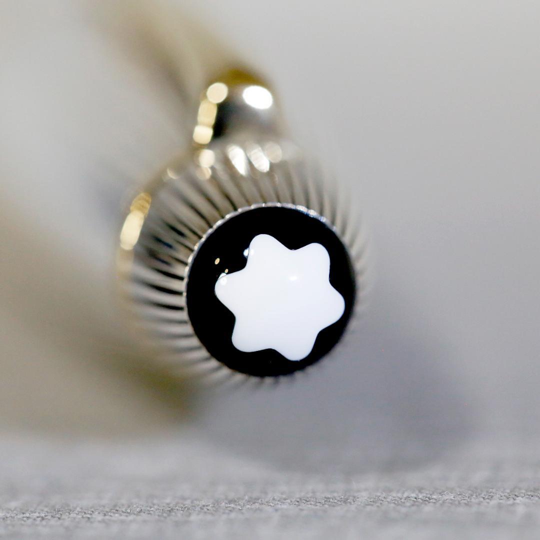 【美品】モンブラン 万年筆 １４６８ ソリテール シルバー ９２５ 送料込み