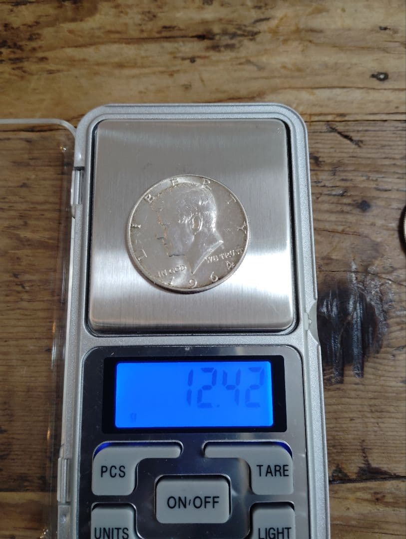 ケネディハーフダラー銀貨　1964年 1967年1968年