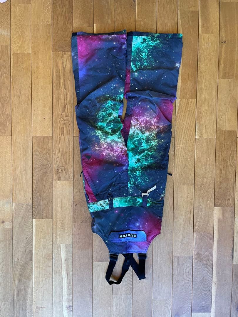 BURTON 宇宙柄 スノーボードウェアセット XS