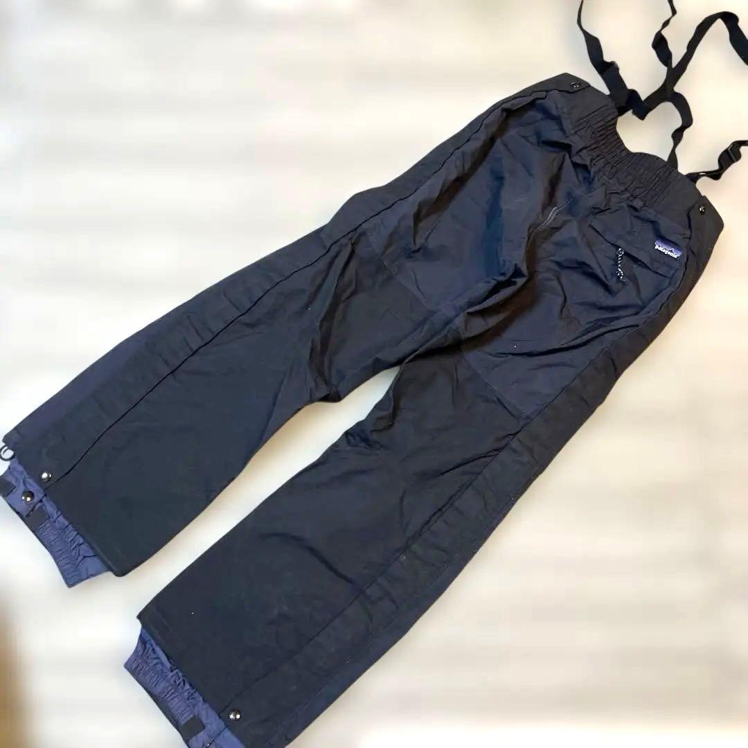 ☆patagonia パタゴニア 黒 サスペンダー付き スノーパンツ☆M 30