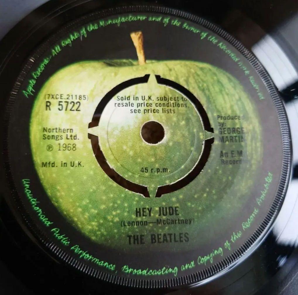 洋楽 UK1stTHE BEATLES HEY JUDE R 5722 45rpm