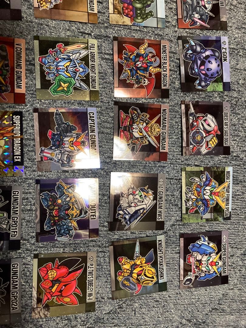 最新弾 元祖SDガンダム スナック 2弾 メタリックシール 全33種フルコンプ