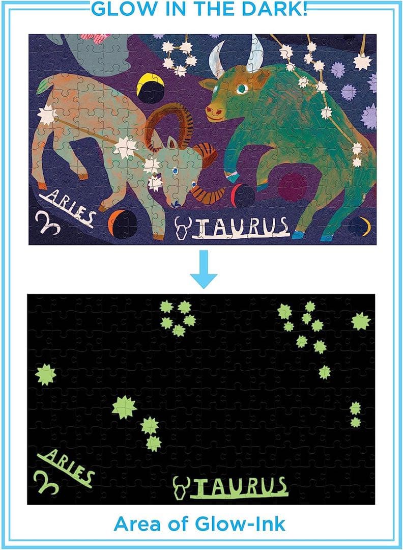 廃番品 ジグソーパズル アメリカ Zodiac 蓄光1008ピース