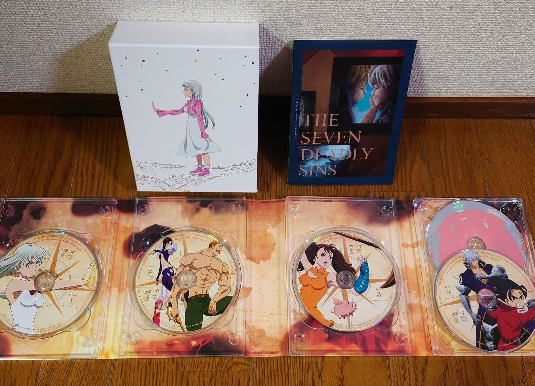 七つの大罪 神々の逆鱗 DVD-BOX Ⅰ,Ⅱ　セット