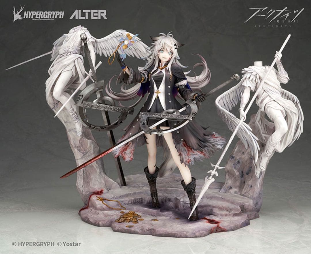 アークナイツ ラップランド 典雅なる凶兆Ver. 1/7　アクリルストラップ付き