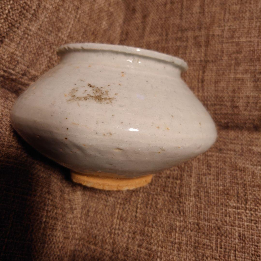 李朝白磁算盤玉形壺