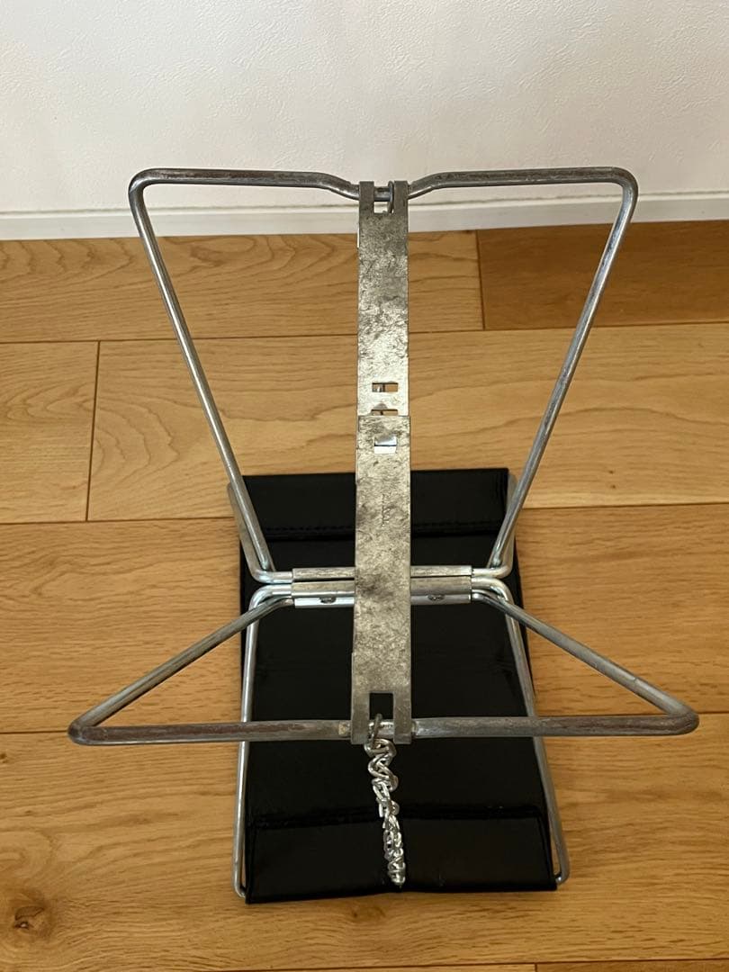 wanderout stool ヌメ、ブラック　２脚セット