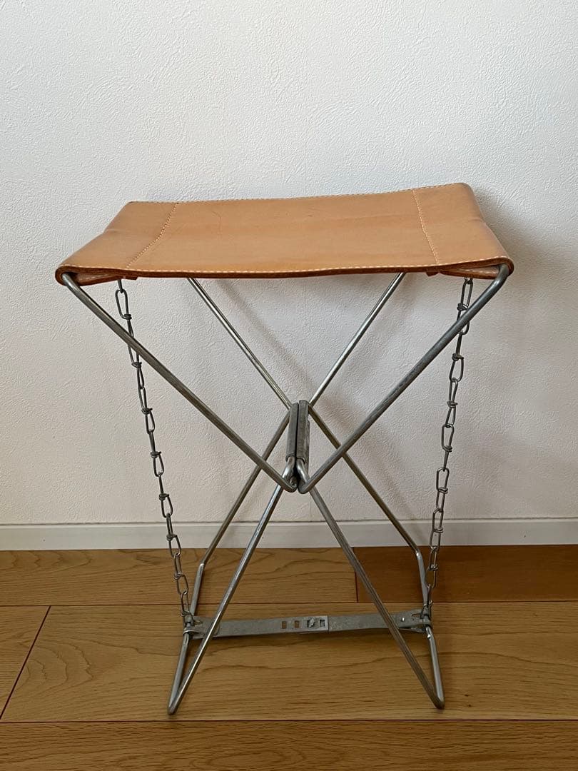 wanderout stool ヌメ、ブラック　２脚セット