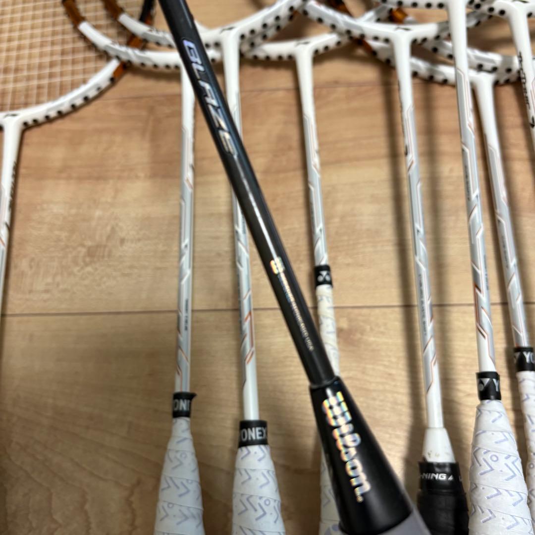 バドミントンラケット 15本セット カーボンファイバー