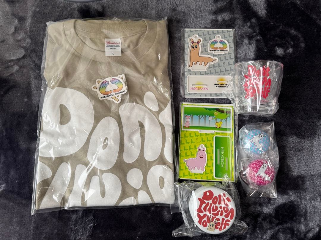 堀夏喜　ホリナツのカンムリ　ペール缶　Tシャツセット。