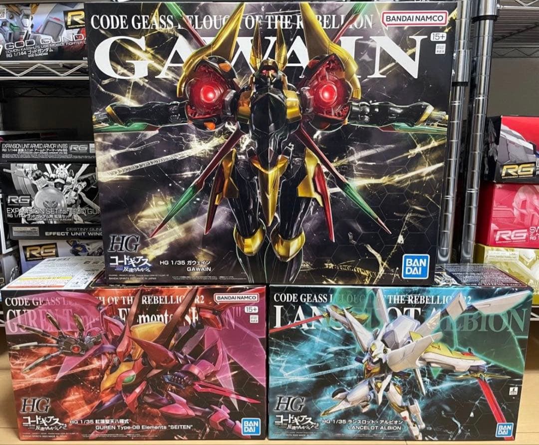 コードギアスプラモデルセット