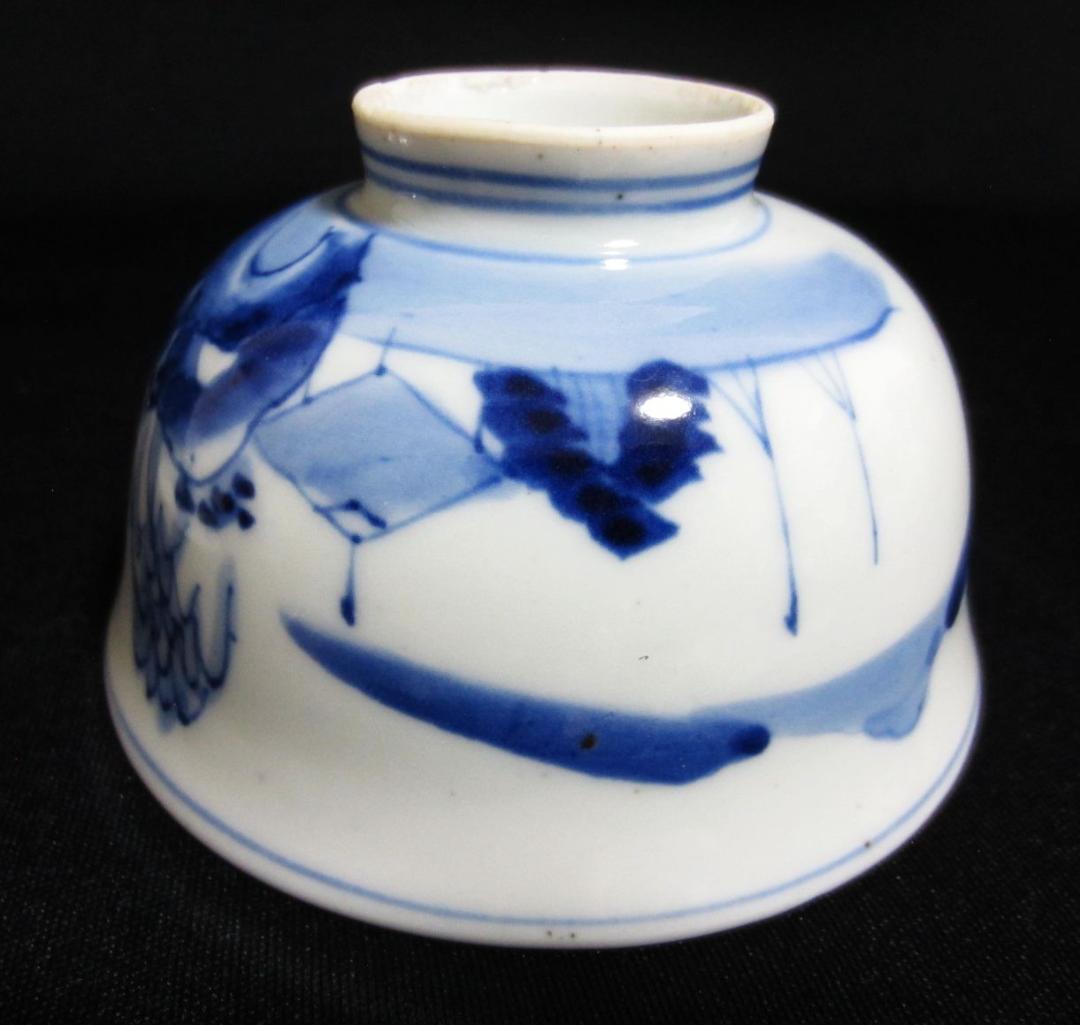 骨董品 アンティーク 蓋付き小鉢 5客セット　何焼きか不明？