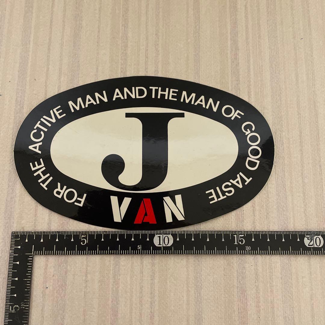 保管品 レトロVAN ロゴステッカー 2枚 IVY