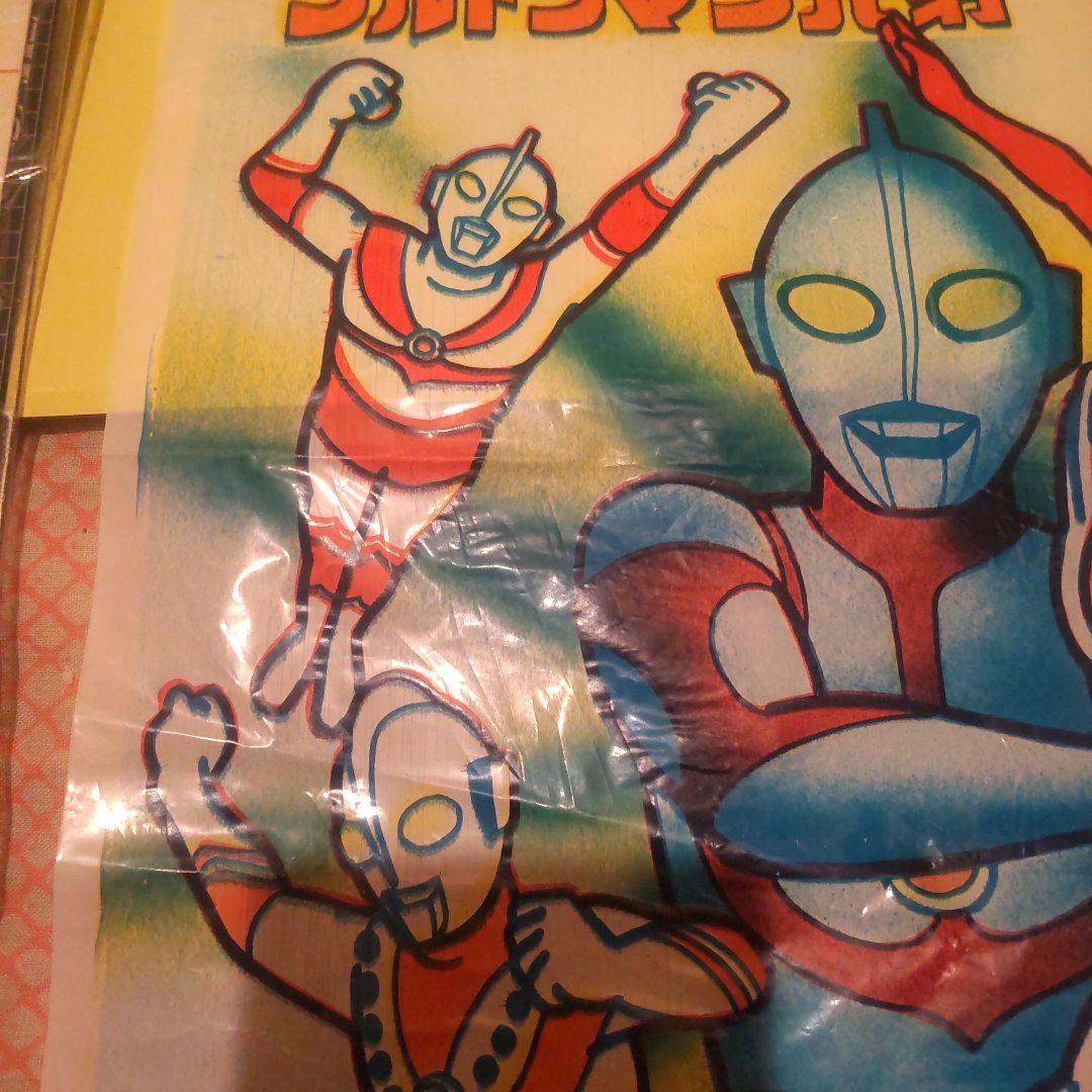 昭和レトロ　ウルトラマン　ウルトラ兄弟　綿あめ　袋　デッドストック　お祭り駄菓子
