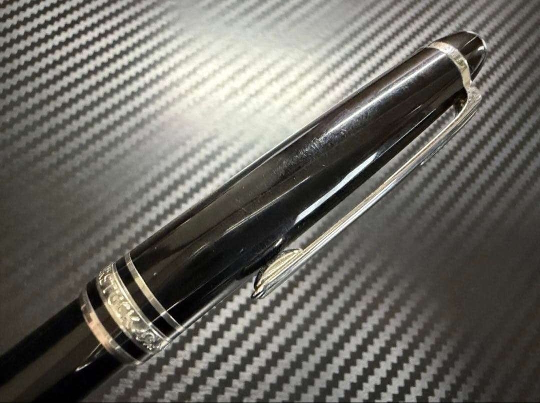 極美品 モンブラン マイスターシュテュック P164 ボールペン プラチナライン