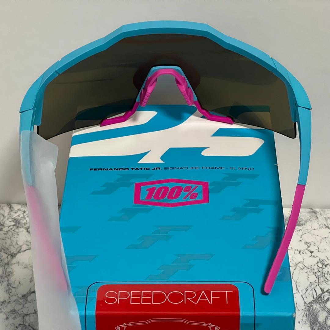 最新作 100% ワンハンドレッド サングラス タティス SPEEDCRAFT