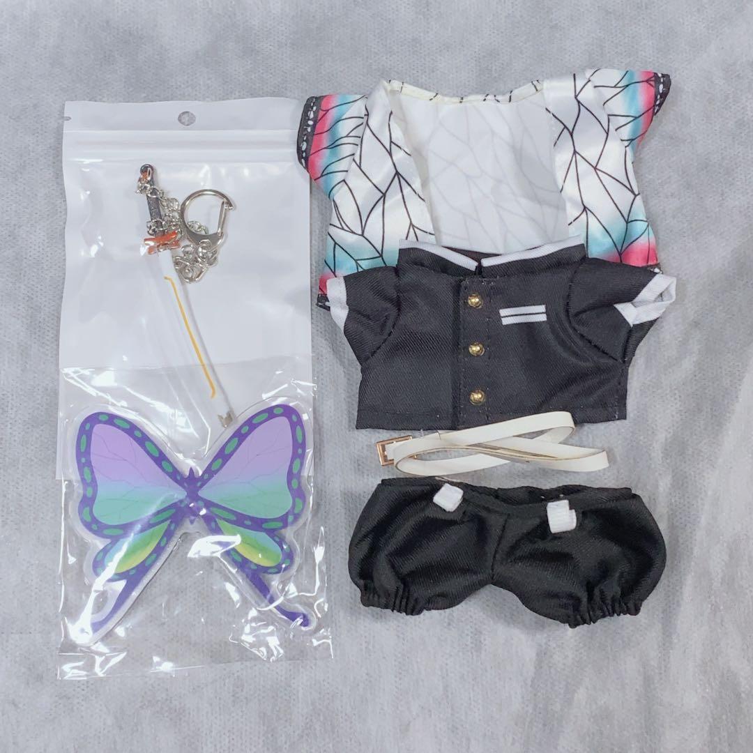 【ラブブ】着せ替え服 17cm用 ぬいぐるみ 鬼滅の刃風 5種コンプリートセット