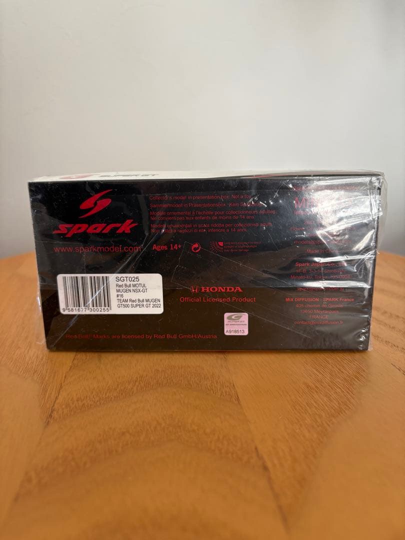 ケース付【spark】RedBull MOTUL MUGEN NSX