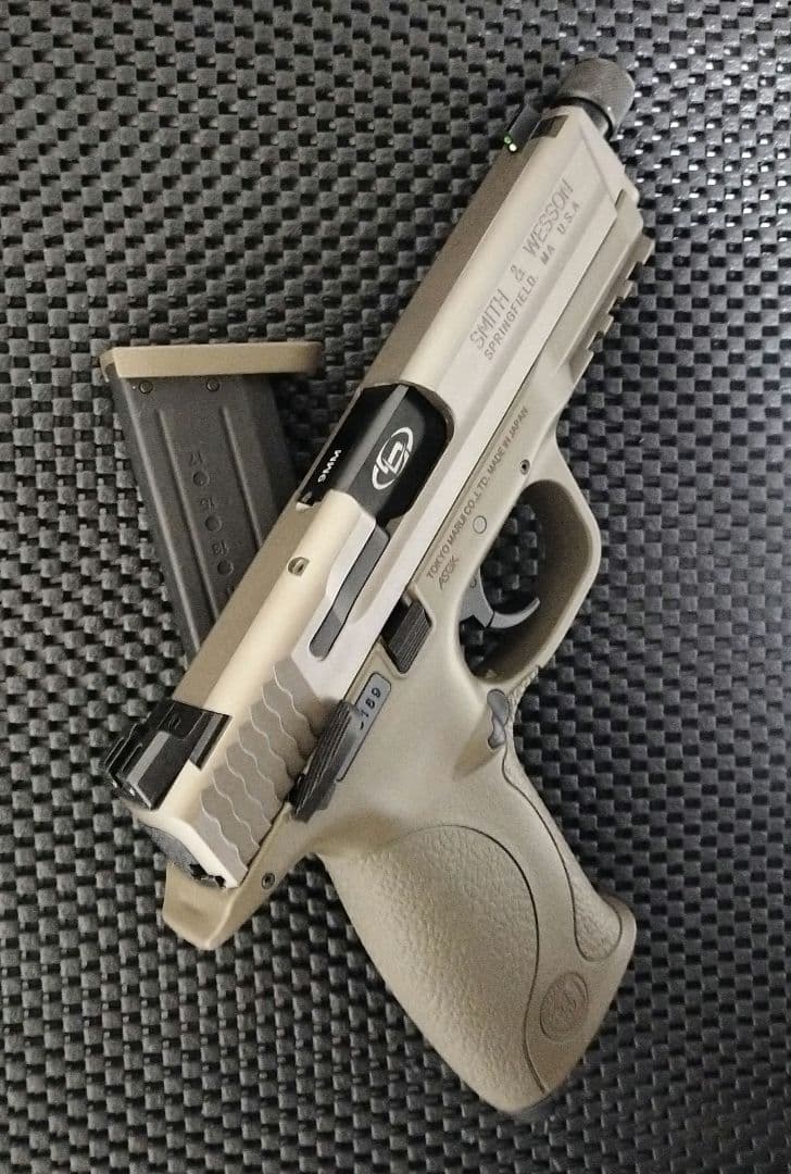 東京マルイ M&P9 Vカスタム PC ポート付きアウターバレル デトネーター