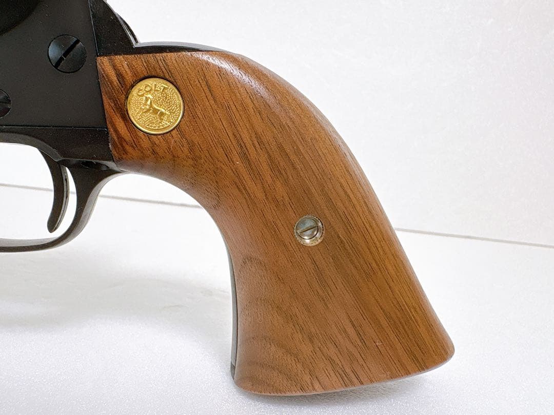 【美品】COLT SAA .45 4inch 木製グリップカスタム モデルガン