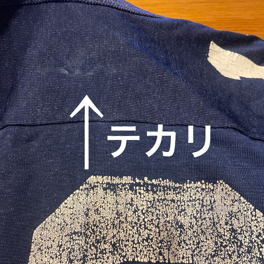 80s Champion フットボールT シャツ　トリコタグ　紺色　ＸＬ