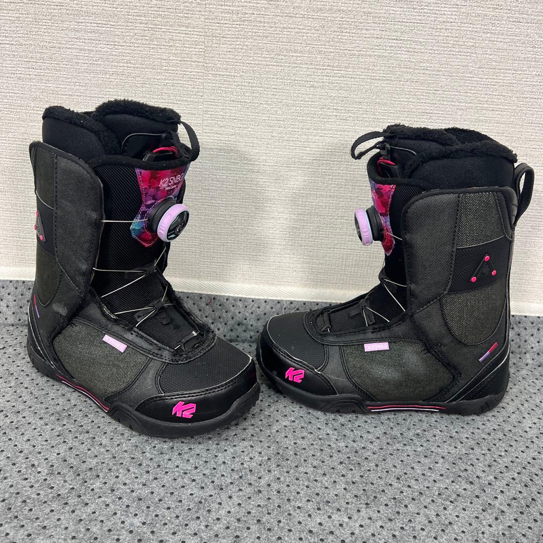 希少サイズ レディース キッズ 22cm K2 MINK BOA スノボ ブーツ