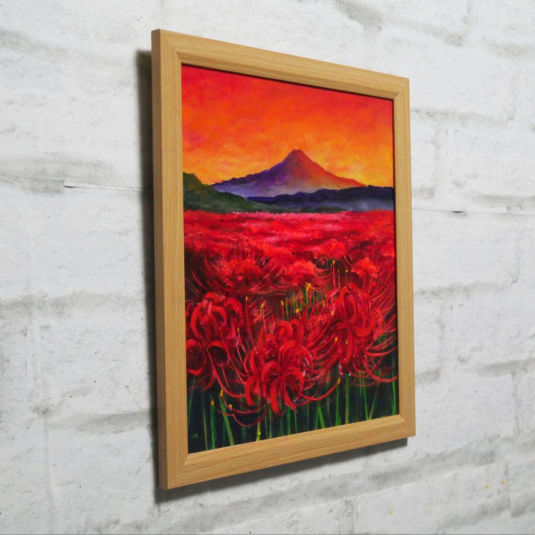 油絵 油彩 油彩画 絵 絵画【秋日和】