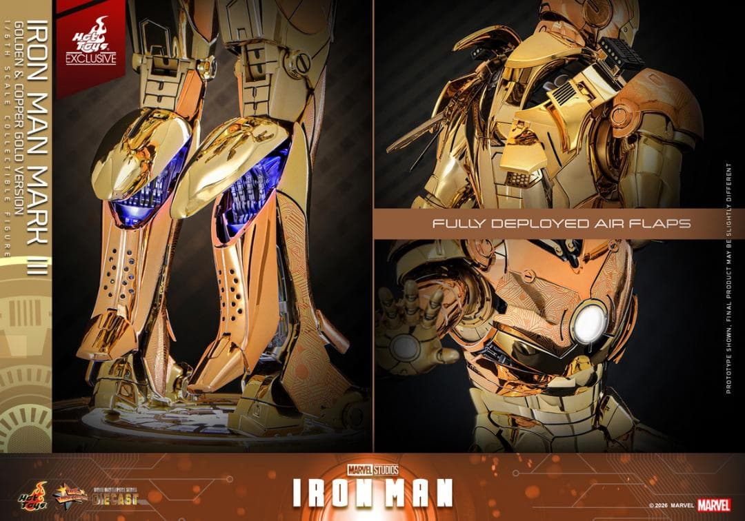 ホットトイズ 1/6アイアンマン・マーク3 海外限定600体 MMS848D78