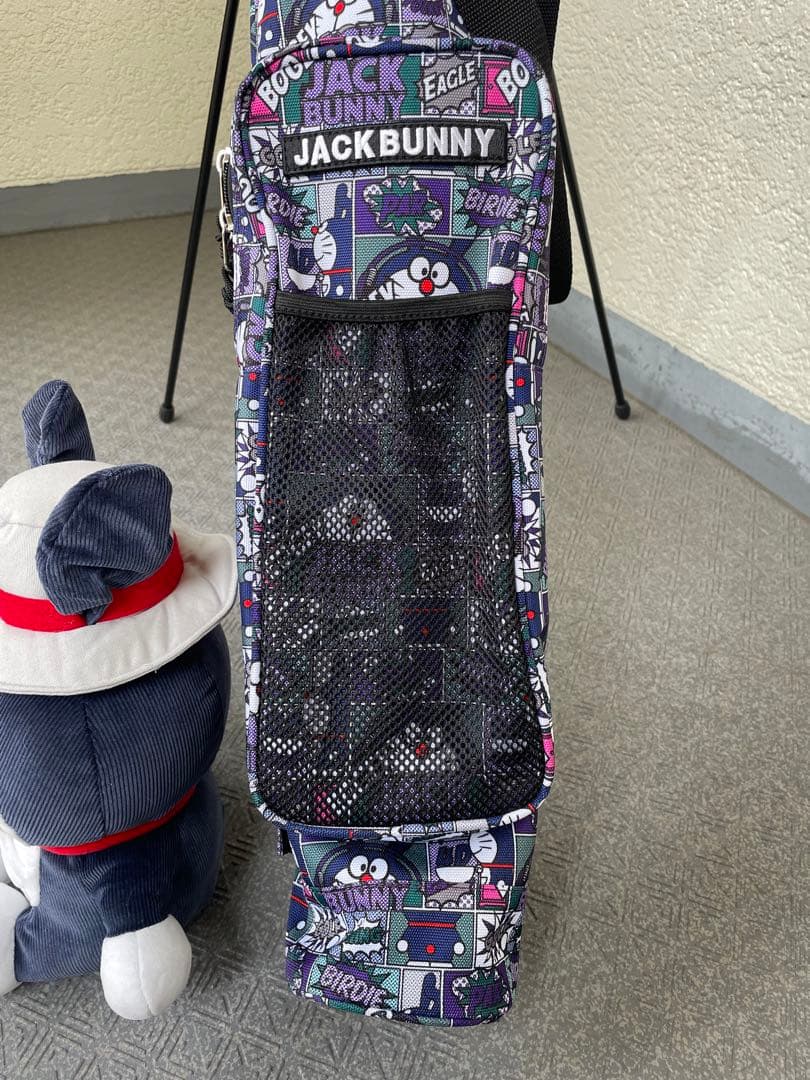 美品&未使用品●JACK BUNNYドラえもん●サブキャディバッグとヘッドカバー