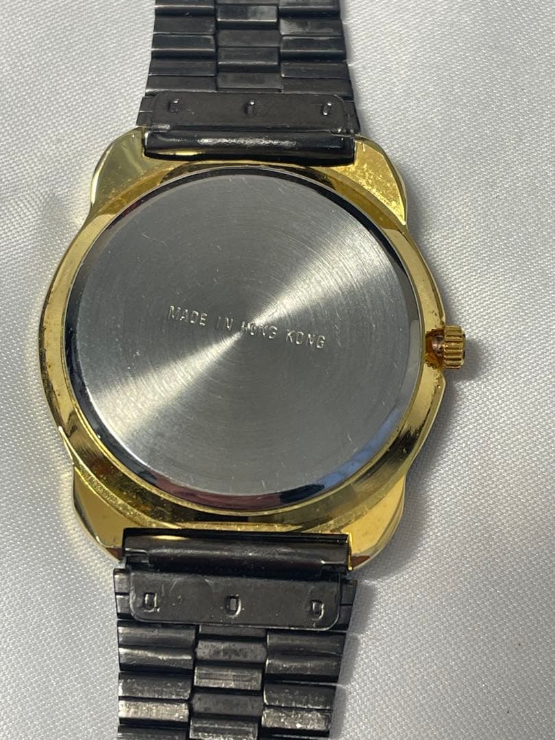 CHANEL クォーツ腕時計 ゴールド/ブラック ノベルティvintage香港製