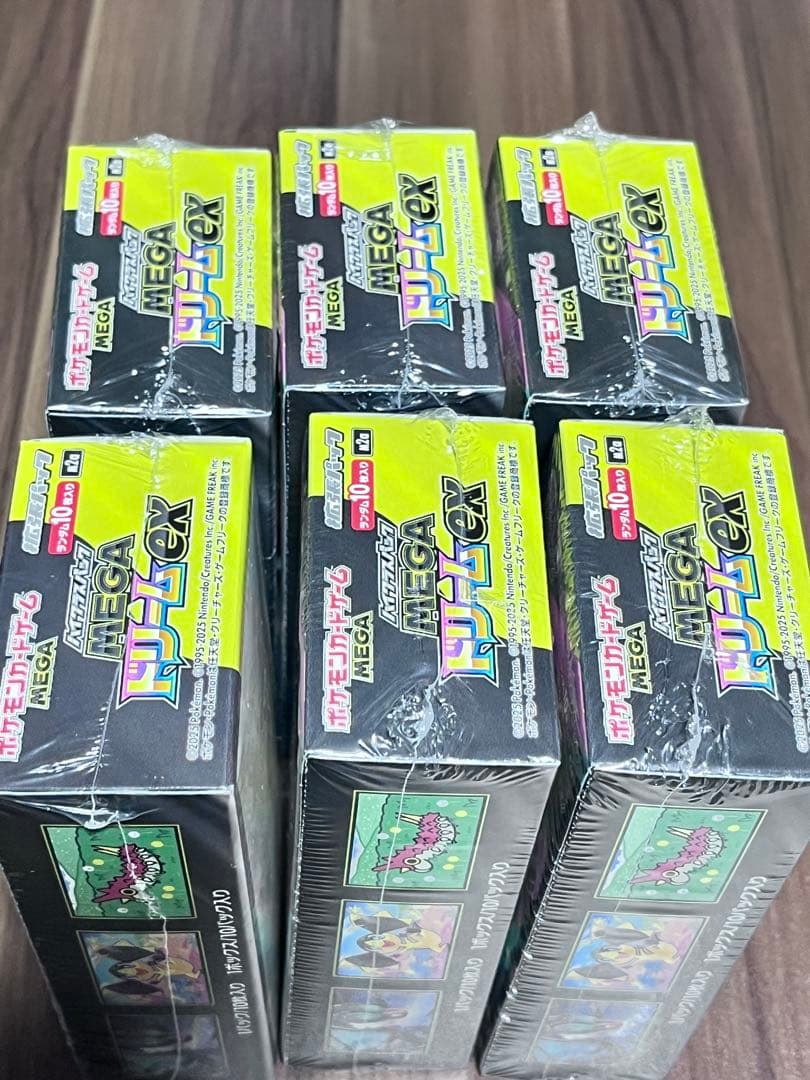 ポケモンカード MEGAドリームex シュリンク付き 6BOX