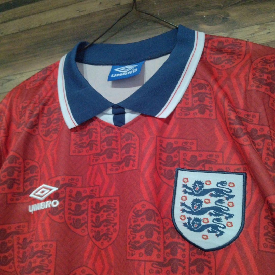 UMBRO　94年イングランド代表アウェイサッカーユニフォームサイズ