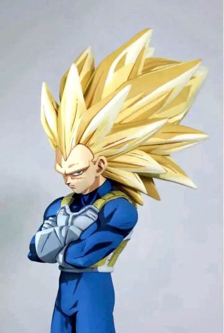 リペイント　ガレージキット　ドラゴンボール　超サイヤ人3ベジータ　二次元彩色