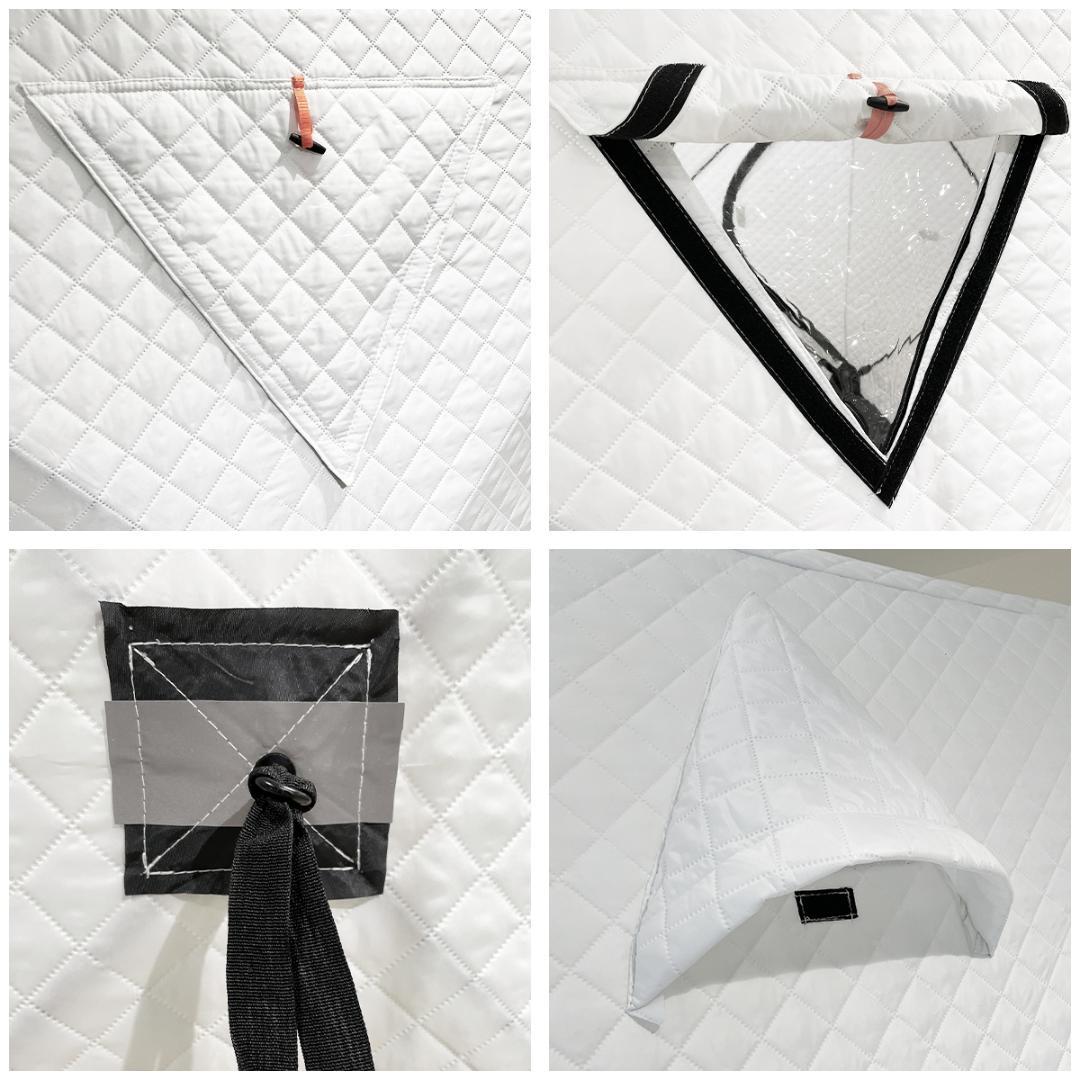 【ほぼ未使用】 テントサウナ 白　キャンプ　サウナ